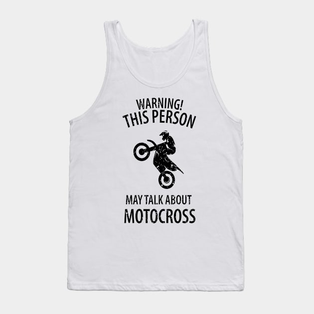 Motocross Biker Freestyle Stunt Tank Top by Johnny_Sk3tch